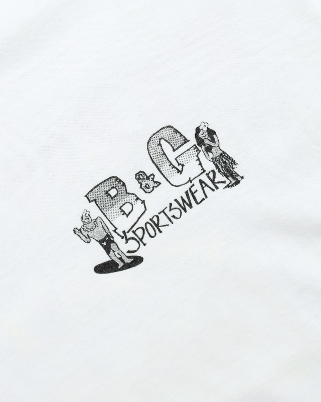 1990s B&G Sports Wear Evolution of Surf Tee