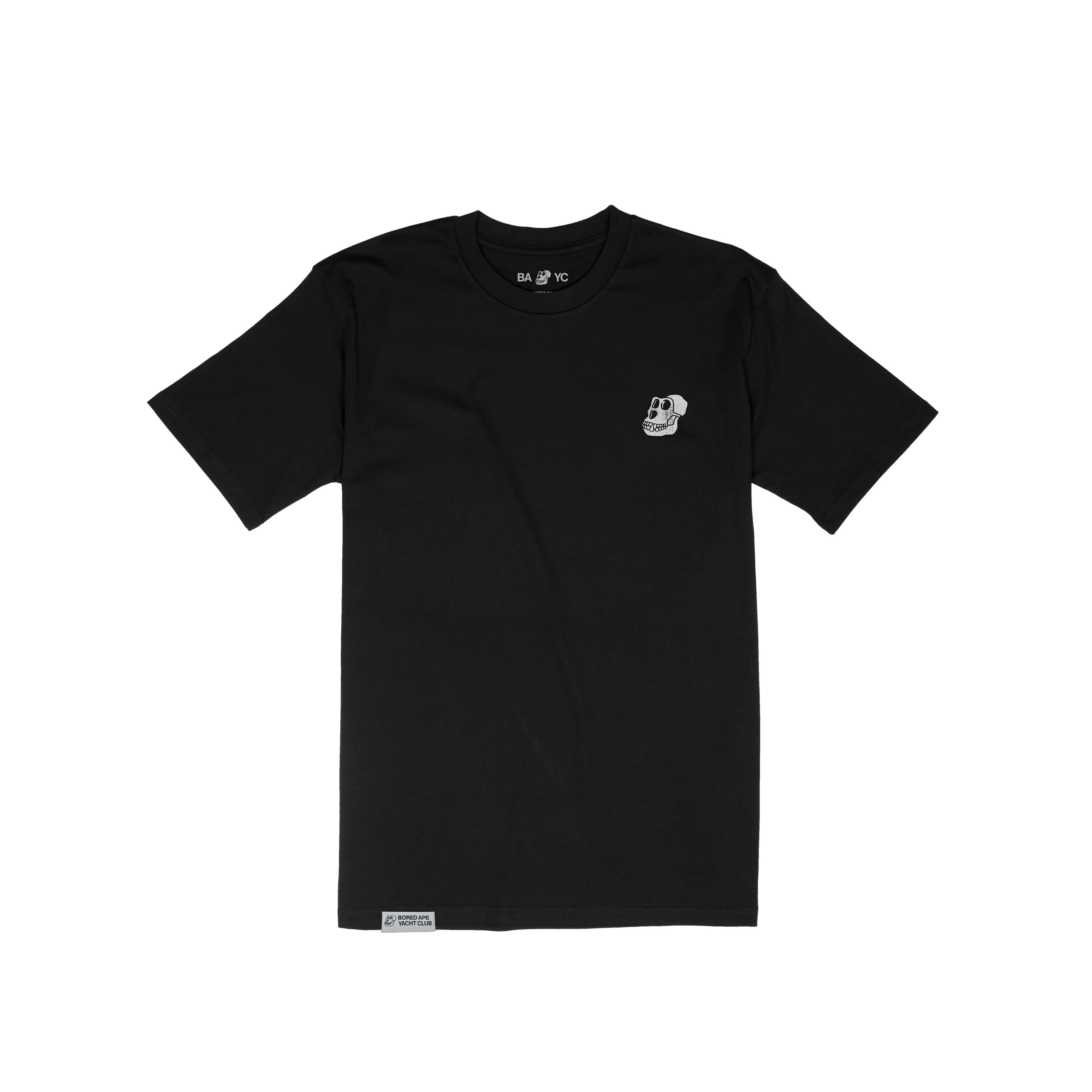 Distressed BAYC Skull Logo Tee
