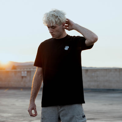 Distressed BAYC Skull Logo Tee
