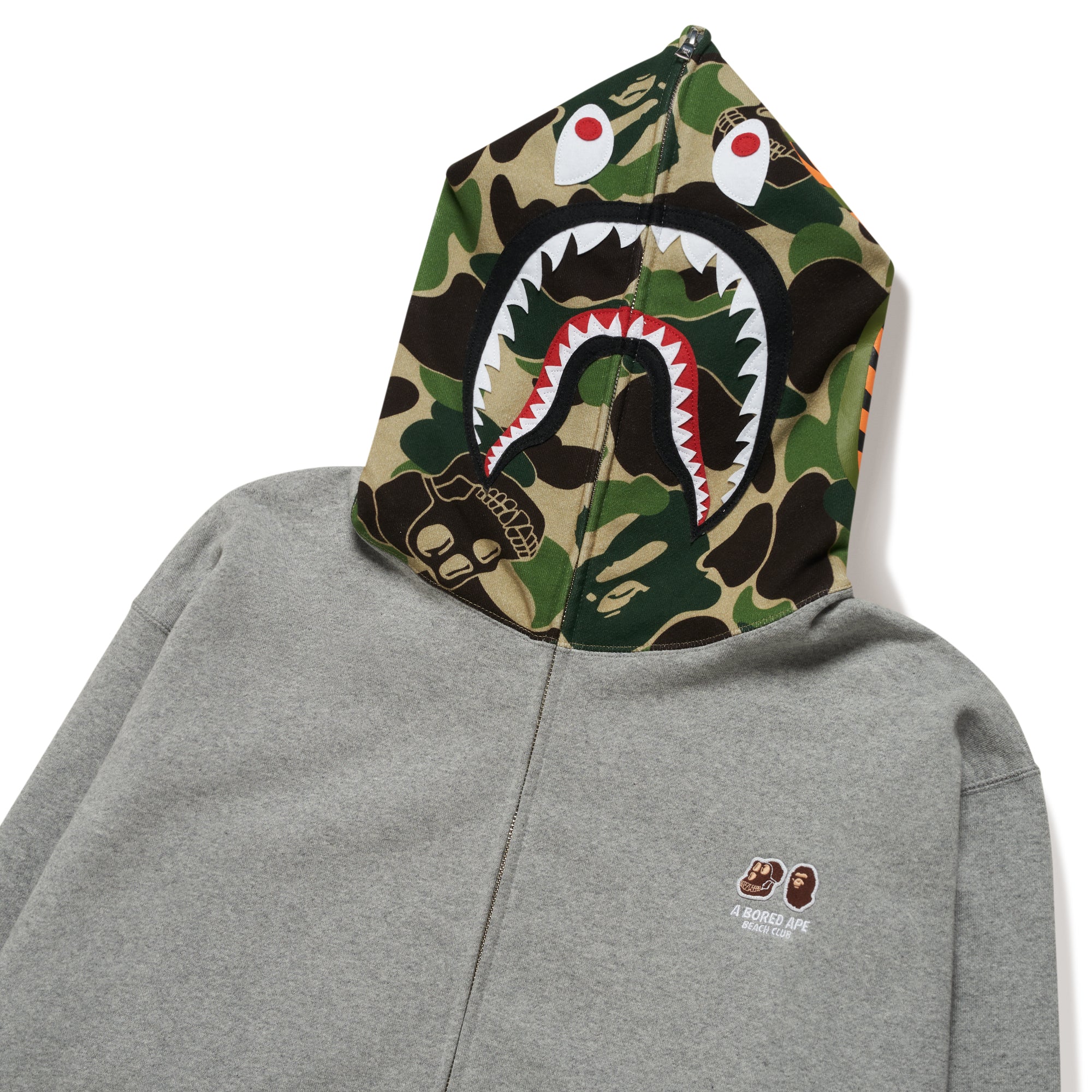 BAPE® x BAYC Shark Full Zip Hoodie GRN