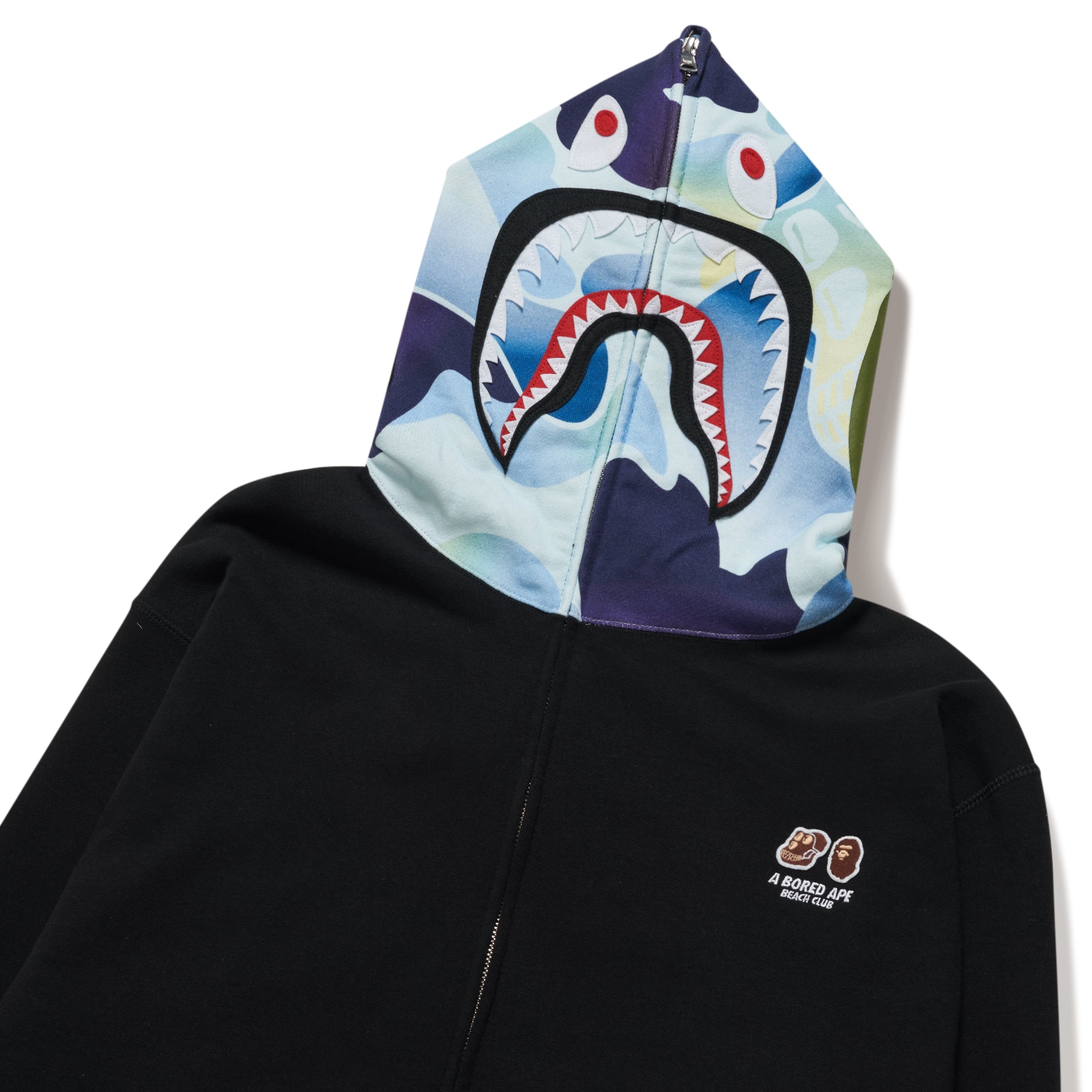 BAPE® x BAYC Shark Full Zip Hoodie BLK