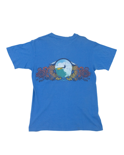 1990s California Floral Surf Pocket Tee