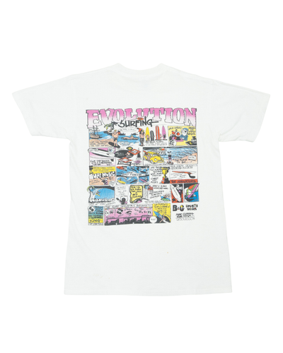 1990s B&G Sports Wear Evolution of Surf Tee