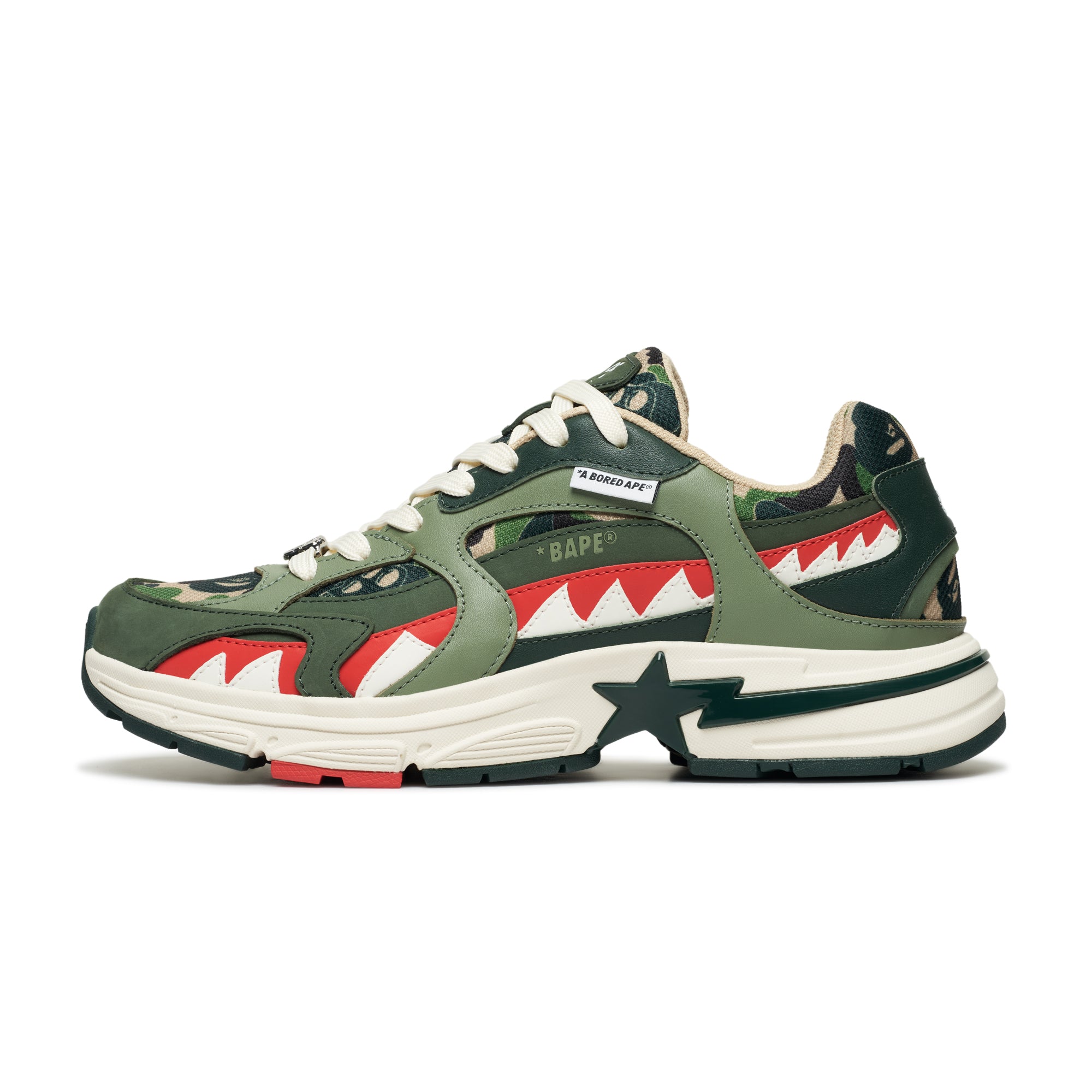 BAPE® x BAYC SHARK STA GRN – Bored Ape Yacht Club Store
