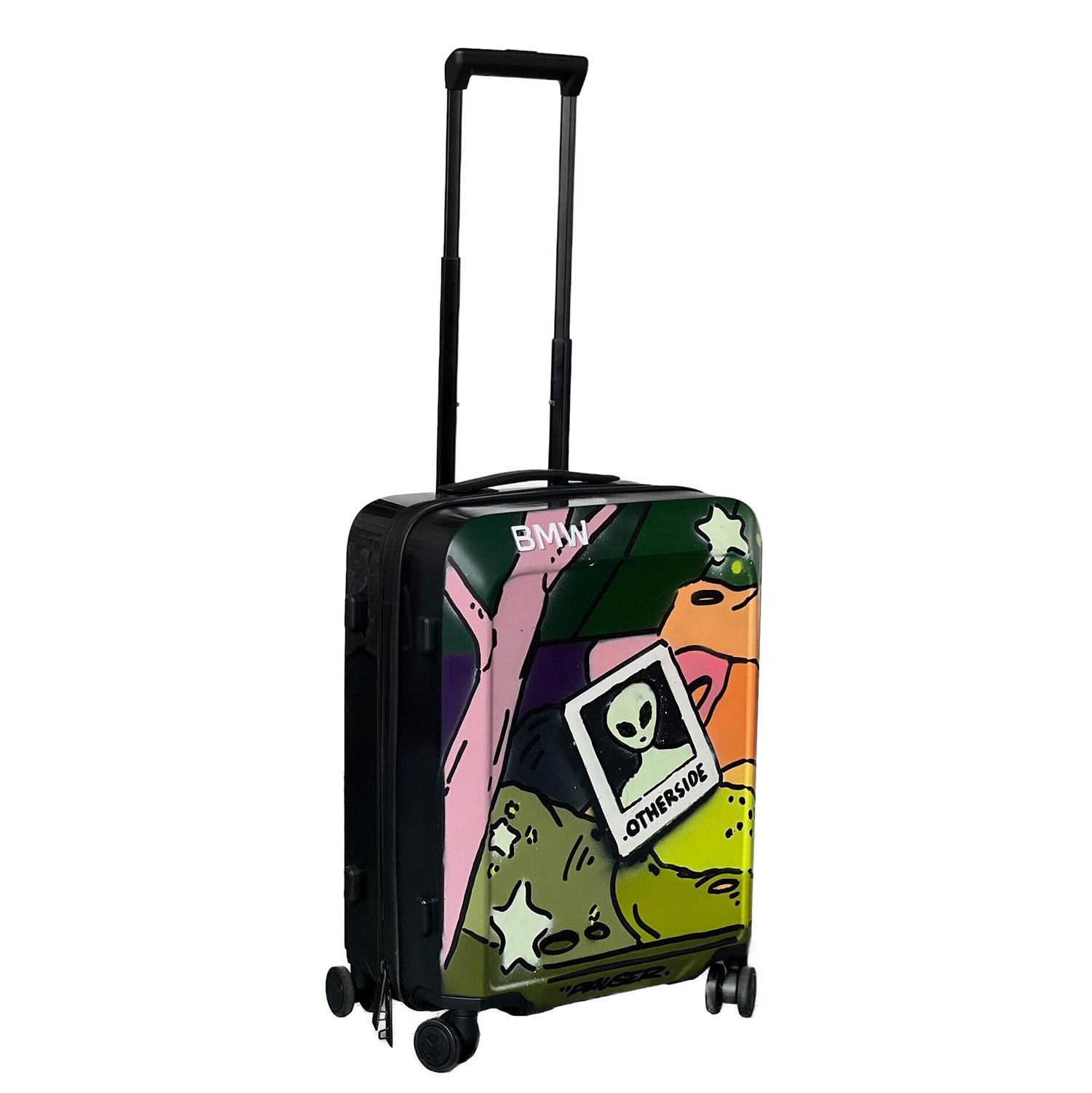 Hand-Painted BMW Suitcases