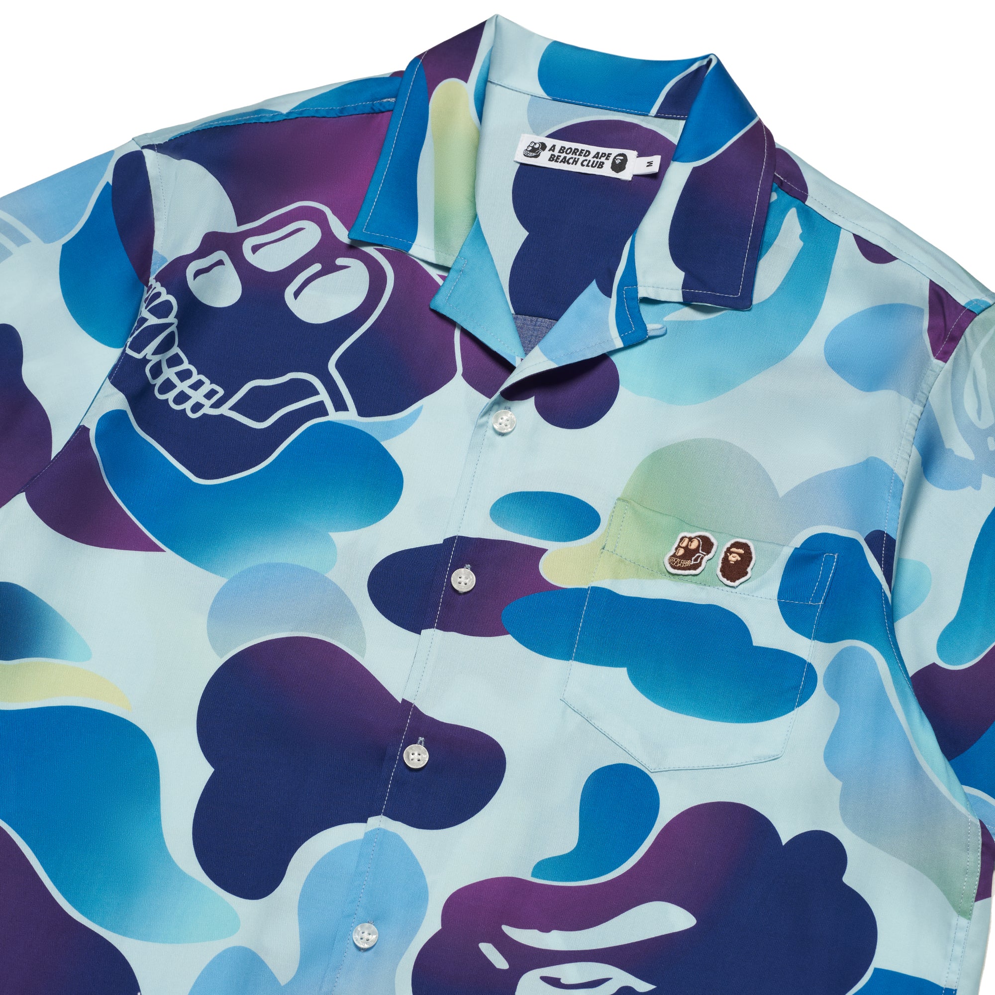 BAPE® x BAYC Hawaiian Shirt Blue